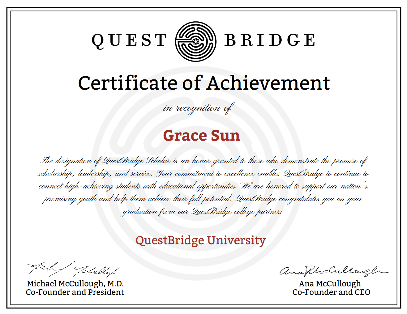 certificate examples simplecert